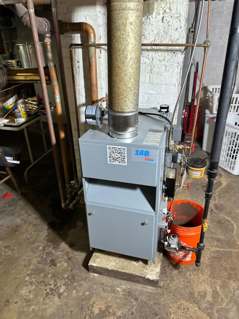 New boiler installation in Woodland Park home